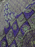 Unstitched Mukhawar – Beaded Neck & Sleeve