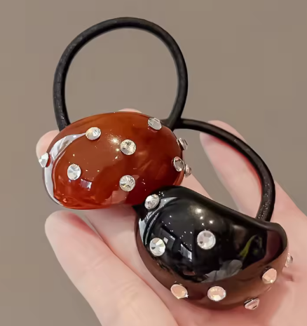 Decorative Hair Tie – Stone Detail