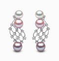 أقراط لؤلؤ متدلية بالزركون | Pearl & Zircon Drop Earrings