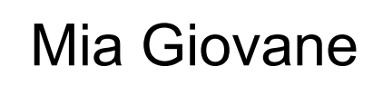 Mia Giovane