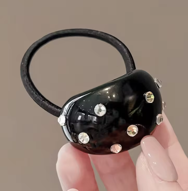 Decorative Hair Tie – Stone Detail